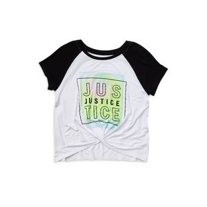 Justice Twist Front Top